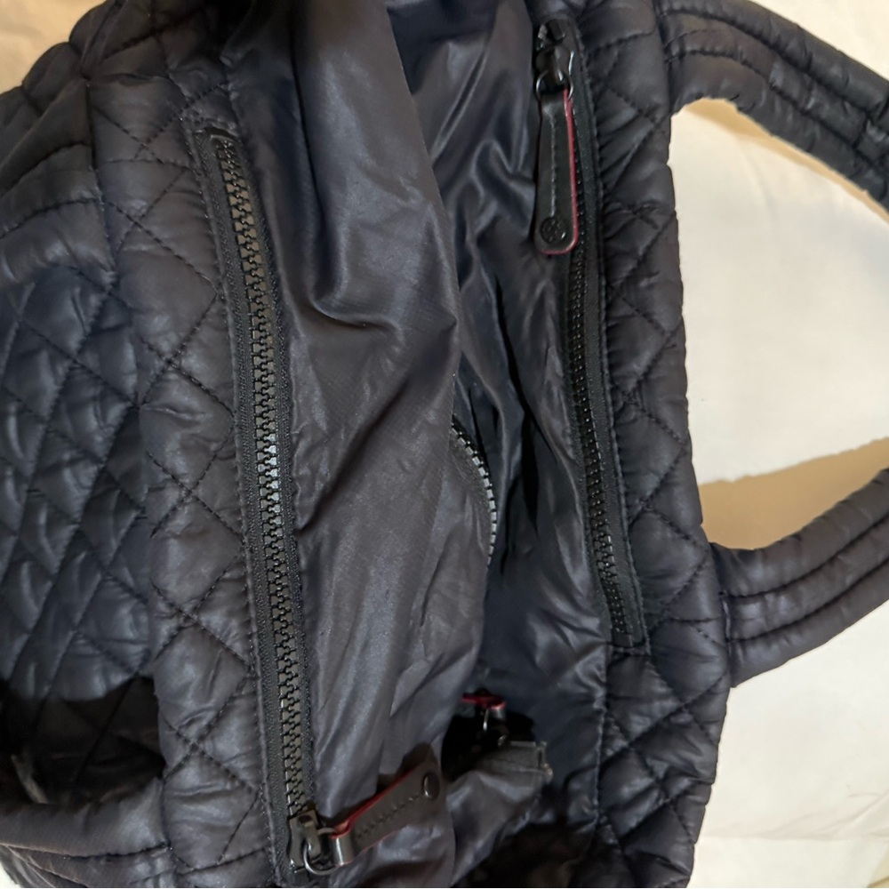 MZ Wallace Black Small Metro Deluxe Tote - Picture 6 of 16
